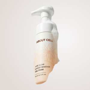Soins de la peau coréens originaux AboutCell K-Beauty Pure Clear Makeup Remover Cell Foam 140ml Fabriqué en Corée - Product Image 6