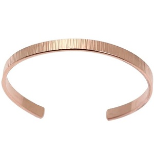 Brazalete de Cobre Minimalista Moderno, Hecho a Mano, Acabado Liso, Diseño Exquisito, Regalo Promocional Novedoso - Product Image 2