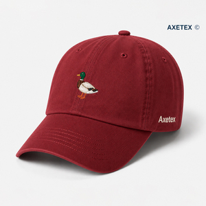 Gorra de Papá Bordada con Pato Mallard Premium, Diseño de Gorra de Papá Bordada con Pato Mallard, Logotipo Personalizado, Bordado OEM ODM, Venta al por Mayor - Product Image 1
