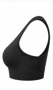 <b>Women</b> Seamless Sports Bra Breathable Four Way Stretch Yoga Gym Fitness Running Crop <b>Top</b> Custom Logo Low MOQ Medium Support - Product Image 2