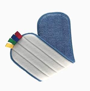 Recharge de balai serpillère professionnel en microfibre pour nettoyage à sec, compatible avec les supports de balai standard, garantit un nettoyage efficace à sec dans les maisons et les écoles - Product Image 5