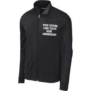 Chaquetas deportivas de gimnasio Jst94 para hombre 2025 logotipo de texto personalizable bordado PU chaqueta de chándal Reversible College XS ODM recubierto - Product Image 2