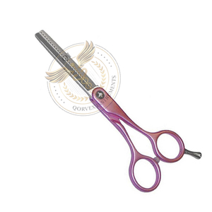 Tijeras Profesionales de Acero Inoxidable para Adelgazar el Cabello con Apoyo Ajustable para los Dedos, para Peluquería - Product Image 3