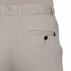 Men's Skinny Fit Quick Dry Pants Solid Color Zip Fly Mid Waist Breathable Polyester Trousers for All Seasons - Product Image 5