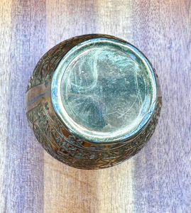 Modern Aluminium Hammered Flower <b>Vase</b> Embossed Designer for Wedding Decor Accessories Greatest Quality Metal Flower <b>Vase</b> - Product Image 3