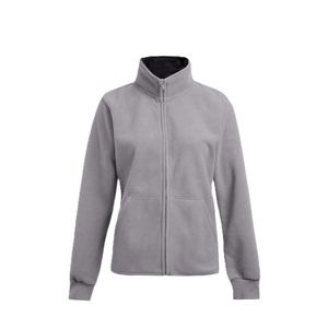 Veste en polaire pour femmes grande taille 100% polyester, de haute qualité, respirante, décontractée, vêtements d'extérieur pour femmes en hiver, logo personnalisé - Product Image 2