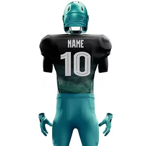 Uniforme de Fútbol Americano Sublimado Transpirable de Alta Calidad y Bajo Precio al por Mayor, Servicio OEM, Superventas - Product Image 4