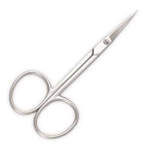 Ciseaux de manucure Morje en acier inoxydable chirurgical pour droitiers, lame droite et aiguisée, manche durable, outil de soin des ongles pour adultes - Product Image 1