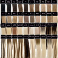 Extensions de cheveux Genius Weft à double trame, style tendance 2025, choix féminin, support de personnalisation à double et triple couche