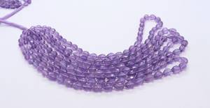 Perles en améthyste naturelle africaine facettées en forme de goutte d'eau 5x7 à 7x9MM, perles en pierre précieuse d'améthyste, brin de 16 pouces - Product Image 2