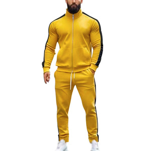Conjunto Deportivo Casual para Hombre 2026, Traje de Dos Piezas con Chaqueta y Pantalón, Manga Larga, Transpirable, para Ocio y Fitness, Primavera-Otoño, 100% Algodón - Product Image 5