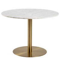 Table basse en marbre naturel moderne de qualité supérieure, base en fer faite à la main, design unique UD-3320 pour salon de luxe