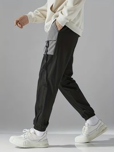 <b>Men's</b> Heavy Duty Polyester/Cotton Cargo <b>Overalls</b> Breathable Anti-Wrinkle Fabric Reinforced Stitching Functional Storage Pockets - Product Image 2