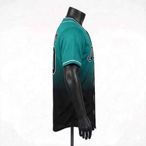 New Arrival Customizable Short Sleeve Printed Baseball Jersey 100% Polyester <b>Fabric</b> Quick Dry Made Pakistan <b>Best</b> Price Hot Sale - Product Image 2