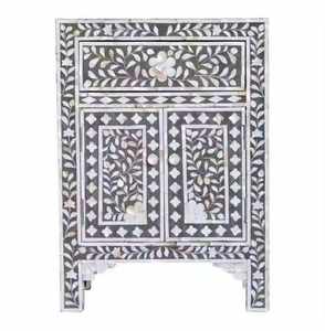 Mesa Consola de Alta Calidad Hecha a Mano con Incrustaciones de Hueso MULTI CRAFT Diseño Clásico Ecológico Tamaño Personalizable - Decoración de Hogar de Lujo - Product Image 1