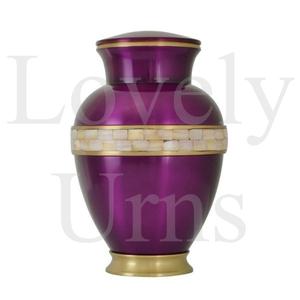 Urne funéraire pour cendres de crémation pour adulte, bleue scintillante, coupe diamant, élégante, durable, qualité supérieure - Product Image 4