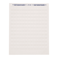 Étiquettes autocollantes en polyester Brady LaserTab, durables, mates, en PET, pour l'identification des laboratoires et des équipements
