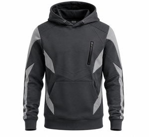 เสื้อฮู้ดดี้ผ้าฟลีซคอตตอน 100% 400 GSM ทรงปกติ แบบยูนิเซ็กซ์ ปักลายได้ตามสั่ง สีพื้น สไตล์สตรีทแวร์ เป็นมิตรกับสิ่งแวดล้อม - Product Image 1