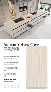 Tấm Bán Chạy nhất: Carrara trắng thiêu kết đá bếp <span class=keywords><strong>Countertop</strong></span> gốm đánh bóng bề mặt tráng men - Product Image 5
