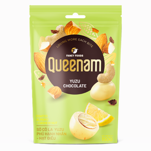 Productos Alimenticios para Dulces, Bocadillos y Postres HALAL 150G Nueces de Almendra y Anacardo Cubiertas de Chocolate Yuzu Proveedor Internacional OEM/ODM - Product Image 1