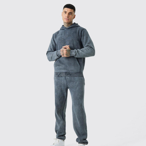 ชุดวอร์มกีฬาแบบมีฮู้ดสำหรับฤดูหนาว ยูนิเซ็กส์ ทรงสปอร์ต ผ้าเนื้อเดียว น้ำหนักเบา แห้งเร็ว ไซส์ใหญ่พิเศษ จาก Fifth Gear International Professional Supplier - Product Image 1