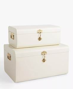 Baúl de almacenamiento para el hogar, caja de regalo para eventos, caja de almacenamiento para recuerdos de fiesta, maleta premium, caja de almacenamiento con cerradura - Product Image 5