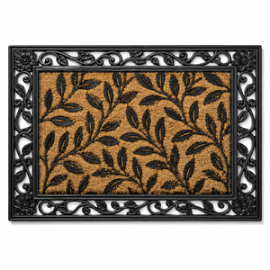 Durable Jute Door Mat Jacquard Loop Pile <b>Rubber</b> Backed Anti Slip Stain Resistant <b>Floor</b> Mat Bulk Supply - Product Image 5