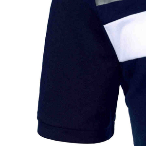 Polo de manga corta para hombre, con logotipo bordado personalizado, tallas grandes, 100% algodón, tela PK especial, informal. - Product Image 6