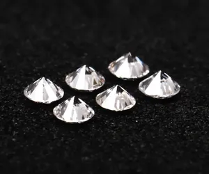 Diamantes CVD HPHT sueltos +14, 0.159 quilates cada uno, colores D/E/F, VS/VVS+, corte brillante redondo, cultivados en laboratorio, 3.5mm, 6 piezas, para la fabricación de joyas. - Product Image 3