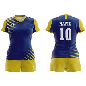 Girls Soccer Uniform Set for Female Football Players Jersey & Shorts Kit Breathable Training Outfit for Teams Youth & Adult Size - Product Image 1