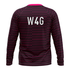 Men's Recycled Polyester Sublimated Crew Neck Full Sleeve Yoga Workout Shirt Eco Friendly Gym Leisure <b>Top</b> OEM Factory - Product Image 6