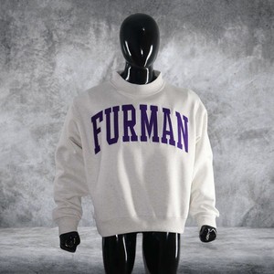 เสื้อสเวตเชิ้ตโอเวอร์ไซส์คอเต่าพิมพ์ลายสำหรับผู้หญิง แบรนด์ Furman สำหรับฤดูใบไม้ร่วงและฤดูหนาว ทรงหลวม ไหล่ตก ปักลายได้ตามสั่ง ผลิตจากผ้าฝ้ายฟลีซ รับผลิตแบบ OEM ODM - Product Image 5