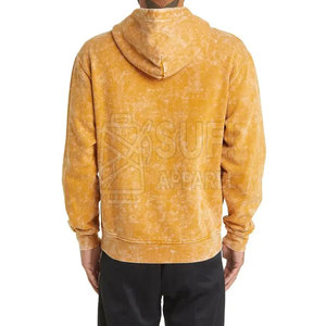 Sweat à capuche décontracté en coton épais et durable, 100 % coton, couleur unie, effet délavé, chaud pour l'hiver, style urbain, idéal pour l'entraînement – En promotion - Product Image 4