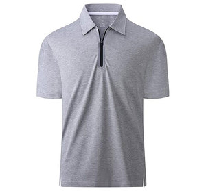Camisa de Golf Gótica para Hombre, de Manga Corta, con Cierre de Cremallera, Logotipo en el Frente, Impresión en Lona, 180g, Absorbe la Humedad, Antiarrugas, con Bolsillo - Product Image 5
