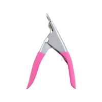Coupe-ongles professionnel en acrylique, coupe-pointes d'ongles en acier inoxydable pour faux ongles, usage en salon et à domicile