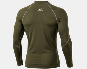 Custom MMA Rash Guard <b>Compression</b> <b>Shirt</b> UPF50+ Breathable Quick Dry Polyester/Nylon 240G Private Label Silk Screen Printed BJJ G - Product Image 4