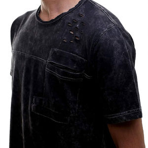 T-shirt personnalisé, dernier design, séchage rapide, t-shirt homme effet délavé, confortable, haute qualité, t-shirts homme effet délavé - Product Image 6