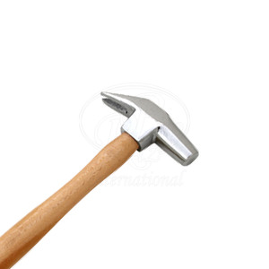Martillo de Herrador con Cabeza Redonda de Diamante, Acero Inoxidable con Mango de Madera, Peso de la Cabeza: 230 g - Product Image 5