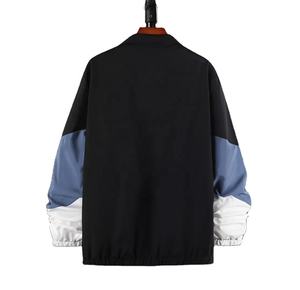 เสื้อแจ็คเก็ตกันลมแฟชั่นลำลองผู้ชายแบบกันน้ำ สีสันตัดกัน สไตล์สตรีทแวร์ น้ำหนักเบา เหมาะสำหรับกิจกรรมกลางแจ้ง - Product Image 3