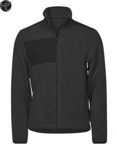 Wholesale Customized Men's Plush <b>Thick</b> Stand Collar Warm Jacket Fleece Zipper <b>Cardigan</b>, Fleece Jacket Outdoor Hiking Jacket - Product Image 4