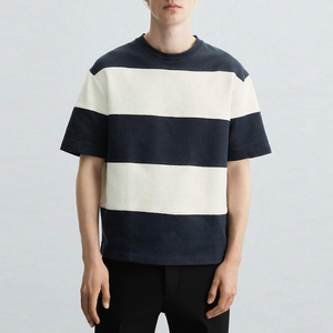 T-shirts formels pour hommes grande taille personnalisés, 100% coton, coupe ajustée, anti-rides, respirants, haute qualité - Product Image 2