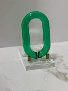 Chaîne décorative en résine rouge transparente, écran de séparation mural intérieur, chaîne en acrylique pour la décoration de la maison, du bureau ou de l'hôtel - Product Image 4