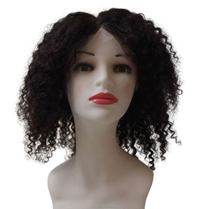 Hermosa peluca de cabello humano rizado y corto de 8 a 16 pulgadas, pelucas con frente de encaje para mujeres negras, cabello virgen vietnamita. - Product Image 5