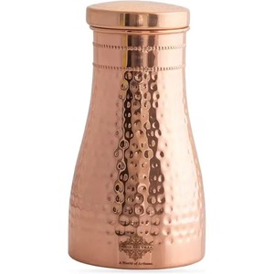 Nueva Botella de Agua de Cobre con Diseño de Hojas, Portátil, para Viajes, con Tapas de Diseño Oriental - Product Image 2