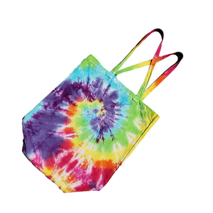 Wholesale Custom Logo tie Dye Shopping <b>Bag</b> Cheap Price Handle Comfortable Custom Logo And SIze - Product Image 3