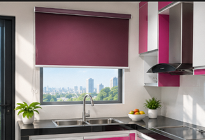 Persianas Enrollables Eléctricas, Bloqueo de Rayos UV, Diseño Moderno para Ventanas Corredizas, Instalación en Techo, Material Textil Impermeable - Product Image 1