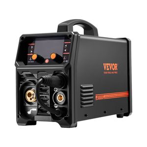 Soldadora MIG Sinérgica 200A 4 en 1, Multiproceso (MIG con Gas/MIG con Hilo Tubular/Electrodo/MIG Lift TIG), 110V/2, Máquina Manual para Soldadura por Arco Metálico - Product Image 1
