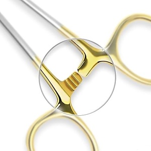 Portaagujas Olsen Hegar Profesional, Instrumentos Quirúrgicos Dentales, Pinzas con Punta de Carburo de Tungsteno, Herramientas Aprobadas por ISO - Product Image 3