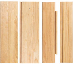 Panneaux latéraux en bois de caoutchouc pour tiroirs, structure robuste à jointure à languettes pour armoires de cuisine - Product Image 1