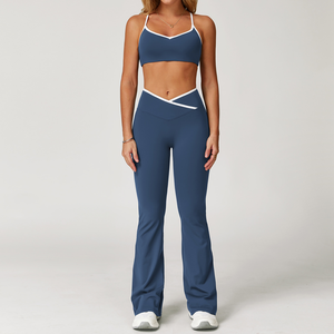Heavy Fashion Printed Fitness Workout Yoga Set Sports Bra And Legging Set - Product Image 6